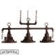 Lampa wisząca WARSAW LOFT rdzawe rury ALTAVOLA