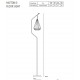 Lampa podłogowa Hatton 3 Floor Light, Black Braided Cable  - BTC Original