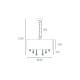 Lampa wisząca SINGAPORE P05383WH