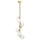 Lampa sufitowa CUMULUS VERTICAL 2 GOLD