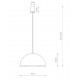 Lampa Wisząca Hemisphere Super Gold S