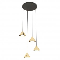 Lampa wisząca ELIT 4 PREMIUM GOLD POŁYSK