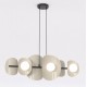 Lampa wisząca ELEMENTI 6 BL MOKKA TAUPE KASZMIR