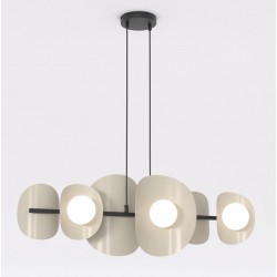 Lampa wisząca ELEMENTI 6 BL MOKKA TAUPE KASZMIR