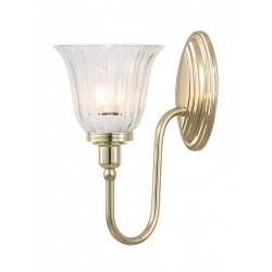 Kinkiet Bathroom Blake1 Polished Brass Elstead