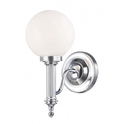 Kinkiet Bathroom Carroll4 Polished Chrome Elstead