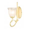 Kinkiet Bathroom Olivia 1Lt Wall Light Ivory Gold  Elstead